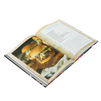 Livre personnalisé Catalogue Livret Brochures Impression Brochures Catalogue Photo Cuisson Papier Restaurant Menu Livre Impression Menu Livre Impression