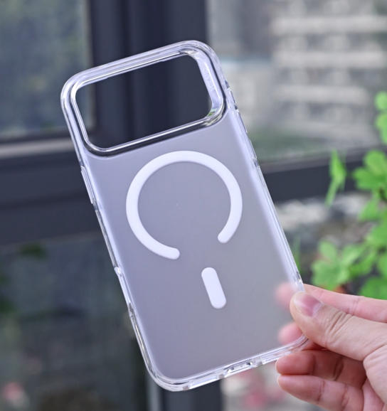 Premium Magnetic Clear Waterproof TPU+PC Phone Case Magnetic Wallet Ring Holder for 15 Series Shockproof Drop Resistant