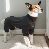 Nouveau pull chaud à col roulé épais et mignon, grande taille, pour la maison, style décontracté, pyjama quatre pattes, vêtements extensibles pour chien