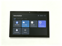 Terminal intelligent AI, tablette Android 10 pouces à montage mural, écran tactile POE avec caméra, NFC, LED, RS485, capteurs de proximité personnalisés