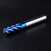 Fraise carrée à 4 dents Lucas Tools HRC63 en carbure de tungstène-cobalt pour CNC, support ODM/OEM personnalisé, Altin