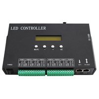 Contrôleur de pixels LED H807SA DMX512 vers SPI, 8 canaux, pilote programmable Art-Net pour WS2811 WS2812 WS2815 APA102