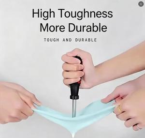Couvre-bottes de pluie réutilisables en TPU pour voyage, protection imperméable pour chaussures, blanc - Product Image 5