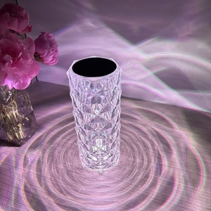Internet-red pha lê Bảng đèn LED ánh sáng pin Acrylic <span class=keywords><strong>Rose</strong></span> nightlight trang trí Glass bảng đèn cho phòng ngủ - Product Image 1