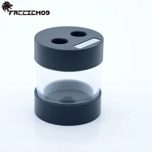 FREEZEMOD 60mm PC 저수지 컴퓨터 물 냉각 탱크 물 탱크 OD50mm. YSX-6PC