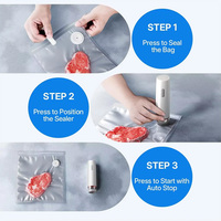 Machine de mise sous vide alimentaire portable intelligente et automatique, mini-pompe manuelle en plastique