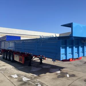 Nouvelle <span class=keywords><strong>remorque</strong></span> de transport agricole isolée et fermée avec parois latérales grillagées, <span class=keywords><strong>remorque</strong></span> utilitaire et de transport pour camion, tête de <span class=keywords><strong>remorque</strong></span> benne en acier - Product Image 4