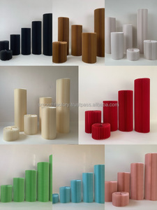 LEDA Ensemble de supports pliables en papier blanc de haute qualité pour la décoration florale de mariage - Product Image 5