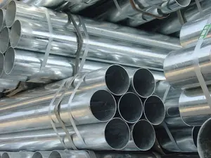 Hot Dip Galvanized Round Steel Pipe / GI Pipe Pre Galvanized Steel Pipe Galvanized Tube Used For Construction