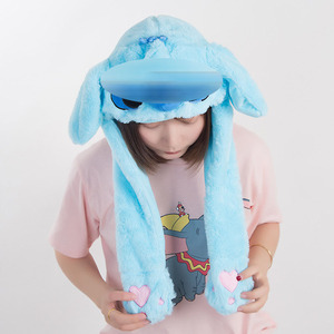 Gorro de Conejo YD46 con Orejas Móviles Inflables LED, Gorro de Peluche Brillante, Suave y Adorable, Gorro Divertido con Luz para Fiestas - Product Image 6