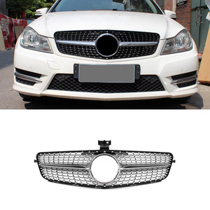 Mercedes-Benz C-Class กระจัง W204ท้องฟ้าเต็มไปด้วยดวงดาวส่วนพลาสติก ABS กันชนหน้าอัพเกรด - Product Image 3