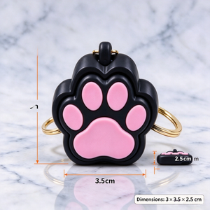 Llavero Antiestrés con Diseño de Pata de Gato Impreso en 3D, Juguete con Botón de Presión, Colgante para Mochila, Llavero Promocional Personalizado - Product Image 3