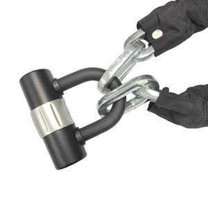 Vente chaude Heavy Duty Vélo Chaîne Serrures avec Housse En Tissu 2 Clés U Lock Pad <span class=keywords><strong>Cadenas</strong></span> <span class=keywords><strong>pour</strong></span> BMX Vélo <span class=keywords><strong>Moto</strong></span> Scooter - Product Image 3