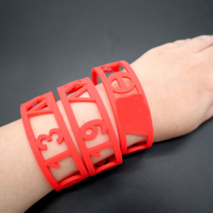 צמידי סיליקון תלת מימדיים עם אותיות יווניות של אחוות, דגם חדש לשנת <span class=keywords><strong>2026</strong></span>, צמידי גומי סיליקון בהתאמה אישית של זיטה - Product Image 4