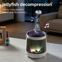 Diffuseur d'arômes Mountain View Aurora 300 ml, humidificateur ultrasonique, lumière de nuit à dégradé de couleurs, diffuseur d'huiles essentielles portable USB