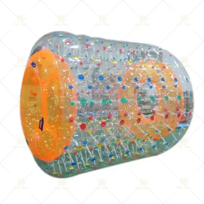 Rolo inflável gigante de PVC para água, rolo inflável para pessoas, roda de caminhada, bolha de água, rolo flutuante