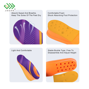 Plantillas de aumento de altura invisibles para hombres y mujeres, insertos de elevación de tacón de PU de silicona, novedad - Product Image 5