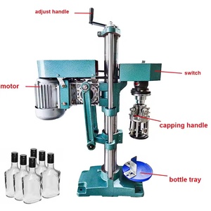 Semi-auto Manual Aluminum Wine <strong>Screw</strong> Cap Ropp Capper Small Pet Sealing Twist off Whiskey Glass Bottle <strong>Capping</strong> <strong>Machine</strong> - Product Image 2