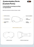 Masque de ski à dégagement rapide avec design plein cadre et verres interchangeables pour usage professionnel