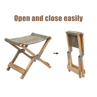 STARRYHEART Réglable Voyage Plage Facile Pliable Camping En Plein Air Chaise En Bois Pliable