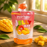 Emballages en aluminium personnalisés, sachets en plastique avec bec verseur pour boissons, recharge de jus de fruits liquides