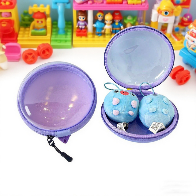 Custom EVA Doll Bag Small Storage Case With Zipper Mini Doll Pouch for Mini Figure Toys