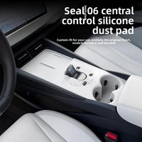Pour BYD Seal 06dmi, console centrale intégrée avec levier de vitesse et porte-gobelet, coussinet de protection en silicone, accessoires de voiture