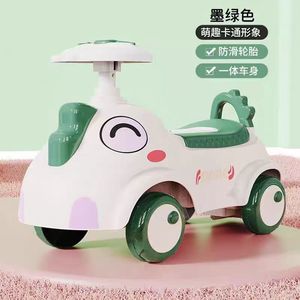 Nouvelle Voiture Électrique à Quatre Roues Style Yo-Yo, Jouet à Pousser et Tordre pour Bébé avec Roues Universelles, pour Enfants de 1 à 3 Ans, en Plastique - Product Image 3