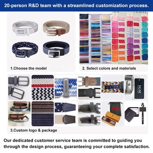 Thời trang bện vành đai đàn hồi căng vành đai thể thao Trung Quốc với số lượng lớn - Product Image 2