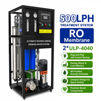 Système de purification d'eau RO automatique de haute qualité 500 LPH, purificateur d'eau portable à haut débit