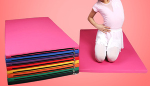 Tapis de <span class=keywords><strong>danse</strong></span> pliable pour enfants, tapis de yoga et de gymnastique chinois, tapis d'exercice antidérapant pour sit-ups, acrobaties et cheerleading - Product Image 4