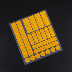 Pegatina <span class=keywords><strong>reflectante</strong></span> para <span class=keywords><strong>casco</strong></span> de motocicleta, pegatina de seguridad Retro personalizada para <span class=keywords><strong>casco</strong></span> - Product Image 4