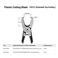 Lames de ciseaux pneumatiques automatiques Doingwin F9P pour coupe de fil, pièces de rechange pour têtes de coupe à air comprimé pour l'automatisation industrielle