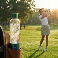 Générateur d'eau hydrogénée portable MYVOES 9000PPB haute concentration, rechargeable, contrôlé par application, pour extérieur, camping-car, voiture, maison
