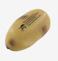 Jouets anti-stress publicitaires en forme de pomme de terre, avec logo personnalisé, cadeau promotionnel, balles à presser pour soulager le stress, nouveauté douce pour le bureau
