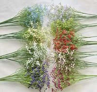 Bouquet de fleurs artificielles Gypsophila en vrac, Gypsophile blanc pour arrangements floraux DIY