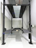 Système de stationnement pour 3 voitures, élévateur de stationnement hydraulique à 4 poteaux pour garage domestique, capacité de charge de 2500 kg
