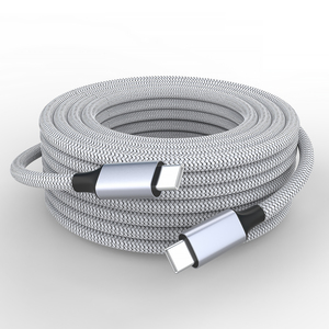 Haute qualité 1.2m 2m 3m nylon tressé alliage d'aluminium type <span class=keywords><strong>c</strong></span> à type <span class=keywords><strong>c</strong></span> <span class=keywords><strong>c</strong></span>âble <span class=keywords><strong>c</strong></span>âble de charge rapide type <span class=keywords><strong>c</strong></span> pour téléphones samsung - Product Image 1