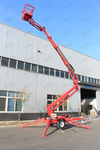 <span class=keywords><strong>Lift</strong></span> <span class=keywords><strong>Boom</strong></span> Teleskopik Portabel Bertenaga Listrik, Dapat Dipindahkan dengan Trailer, Bersertifikasi CE - Product Image 3