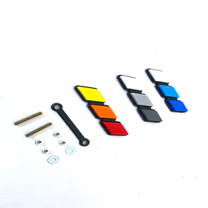 ABS รถตกแต่งรูปลอก3สีรถย่างสัญลักษณ์ป้ายสติกเกอร์ Fit สำหรับ <span class=keywords><strong>Toyota</strong></span> Tacoma - Product Image 3
