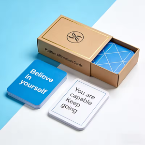 Vente en gros d'usine, conception personnalisée, impression de logo, cartes de jeu, jeux de cartes d'affirmations positives pour adultes - Product Image 4