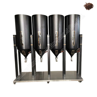 Silo di stoccaggio in acciaio per chicchi di caffè verde distributore di cereali e chicchi di caffè Dispensador eco-friendly chicco di caffè