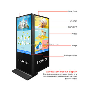 Ultra Slim 43'' Double Sided Touch Screen Android System LCD Real Estate Digital Signage High Brightness Elevator - Product Image 3