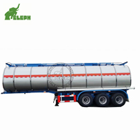Réservoir de bitume liquide Bitume d'asphalte Pitch Tanker Trailer Tar tank Trailer