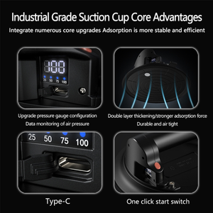 Nueva Pantalla de ventosa de vacío eléctrica de 8 pulgadas, sistema inteligente de monitoreo de pantalla, elevador de servicio pesado, herramienta de elevación de 150KG - Product Image 5