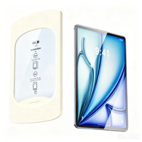 Film de protection d'écran en verre trempé antichoc avec couverture intégrale des bords, installation sans poussière, pour Apple iPad