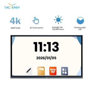 Tableau d'enseignement numérique 65 pouces 75 pouces 86 pouces 98 pouces 40 points Smart CE Rohs ISO Rk3588 Assistance IA Panneau tactile interactif plat TV Board - Product Image 5