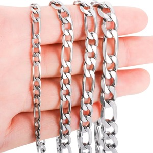 4.5mm-8.8mm Cuban Link Stainless Steel Basic Punk Curb Link <b>Chain</b> Vintage <b>Silver</b> Color Collar Necklace Unisex Jewelry Hip Gift - Product Image 6