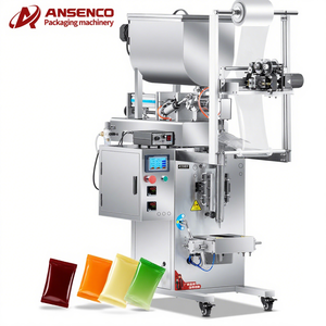 Machine automatique d'emballage et de remplissage en plastique pour aliments, miel, sauce, beurre, pâte de chocolat, confiture d'arachides, liquides - Product Image 1