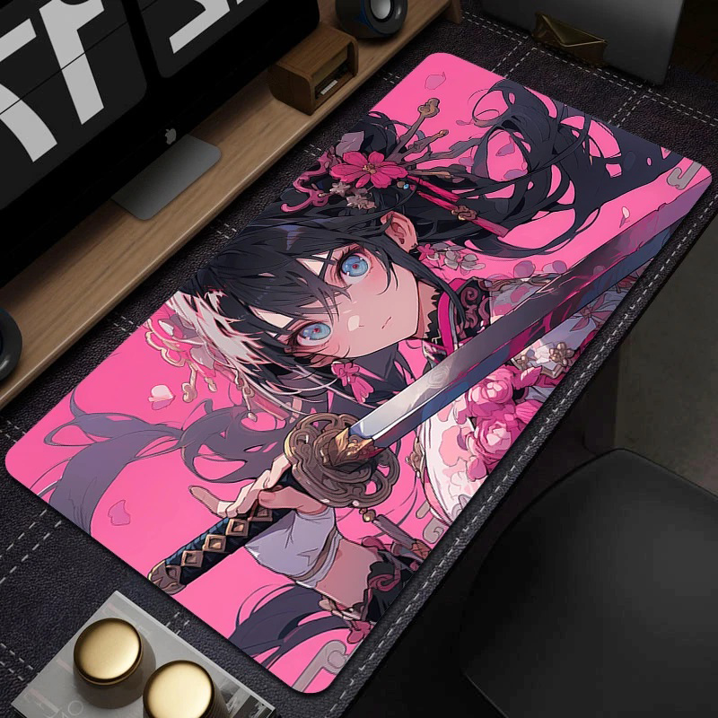 Mouse pad grande para jogos, mouse pad grande para jogos, tapete RGB para computador, tapete personalizado em branco para jogos, anime por sublimação